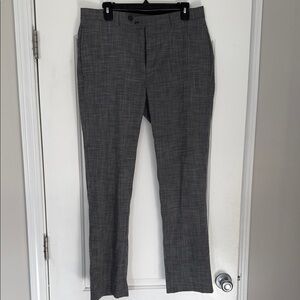 Gray Plaid  Calvin Klein Dress Pants